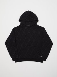 QUILTING HOODED SWEAT SHIRT