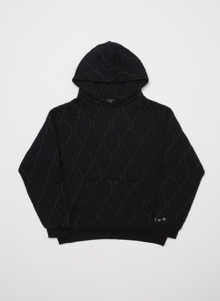 画像1: QUILTING HOODED SWEAT SHIRT (1)