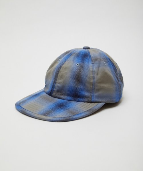 画像1: SOFT VISER 6-PANNEL CAP (PLAID) (1)